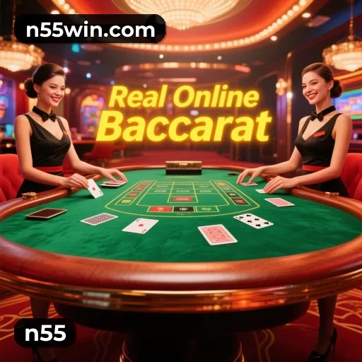 n55 live casino floor with HD dealer streams